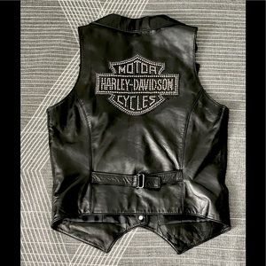 NWOT Harley Davidson Swarovski Crystal vest